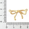304 Stainless Steel Bowknot Connector Charms STAS-R162-04G-3