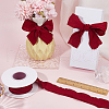 10 Yards Polyester Ruffled Ribbon for Sewing Decoration OCOR-WH20007-02G-4