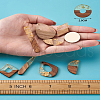 Kissitty Resin & Walnut Wood Big Pendants RESI-KS0001-04-24