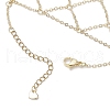 Brass Cable Chains Ring Bracelets for Women BJEW-JB11578-01-4