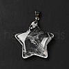 Natural Quartz Crystal Pendants G-I319-04P-06-3