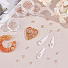 Alloy Rhinestone Cabochons MRMJ-WH0082-67RG-5