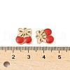 304 Stainless Steel Enamel Charms STAS-R168-02E-G-3