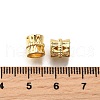 Column Brass European Beads KK-C106-13G-3