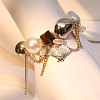 Bohemian Style Shell Shape Alloy Charm Bracelets WG311F9-01-2
