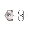 Anti-Tarnish Rhodium Plated 925 Sterling Silver Ear Nuts STER-K167-039P-6