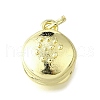 Brass Pendants KK-V007-18G-1