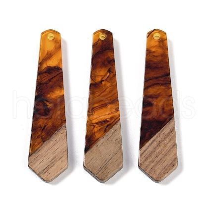 Resin & Wood Pendants WOOD-F015-05A-1