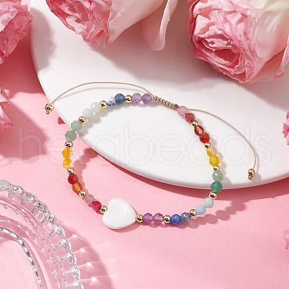 Adjustable Braided Nylon Thread Bracelets for Women BJEW-JB11660-03-1