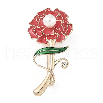 Zinc Alloy Crystal Rhinestone Brooches JEWB-C042-02C-G-1