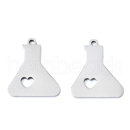 Non-Tarnish 201 Stainless Steel Pendants STAS-T044-239P-1