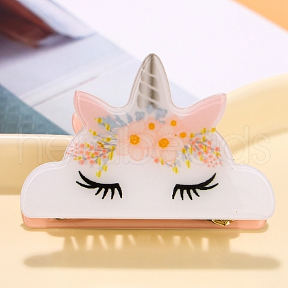 Acrylic Claw Hair Clips PW-WG3ECEB-01-1