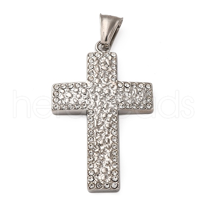 304 Stainless Steel Pendants STAS-C129-03B-P-1