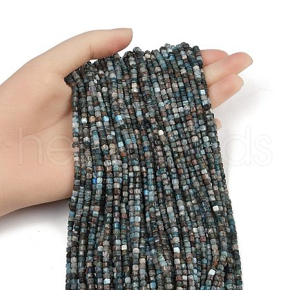 Natural Blue Apatite Beads Strands G-RM2025-D47-3x3mm-1