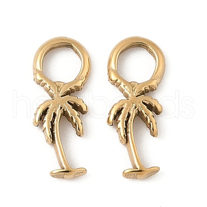304 Stainless Steel Charms STAS-L022-529G-1