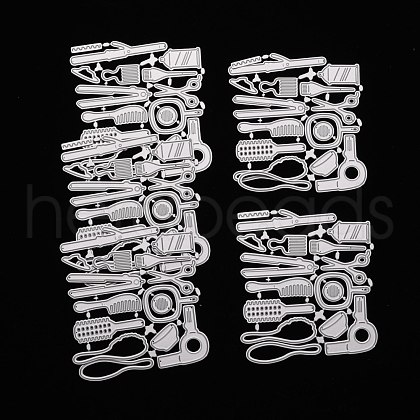 Hair Styling Tool Carbon Steel Cutting Dies Stencils DIY-A008-15-1