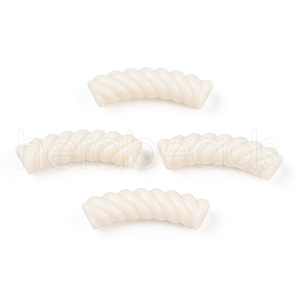 Opaque Sprial Acrylic Beads SACR-ZX010-19A-08-1