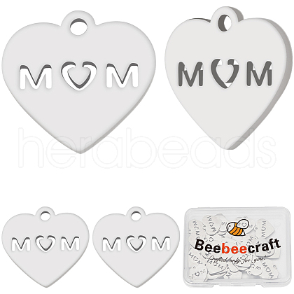 Beebeecraft 40Pcs Mother's Day Theme STAS-BBC0006-09-1