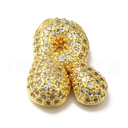 Brass with Cubic Zirconia Pendant KK-Q818-02R-G-1