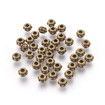 Tibetan Style Alloy Spacer Beads X-MLF11362Y-NF-1