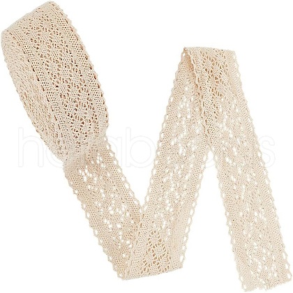 ARRICRAFT 10 Yards Cotton Flower Lace Ribbon for Garment Decoration DIY-AR0004-09-1