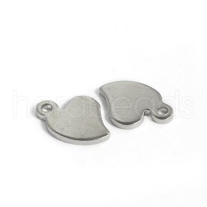Tarnish Resistant 304 Stainless Steel Charms STAS-D431-26-1