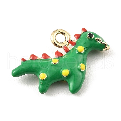 Alloy Enamel Pendants ENAM-F148-01G-1