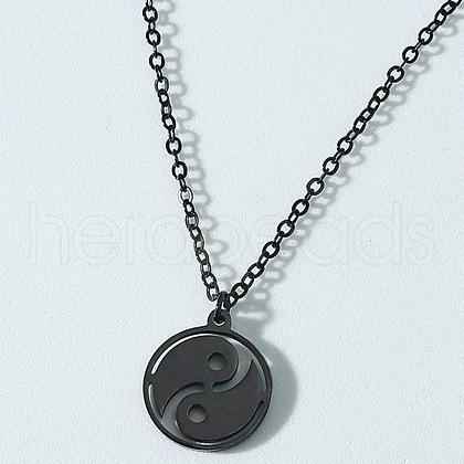201 Stainless Steel Pendant Necklace for Men FS-WGEDFFE-02-1