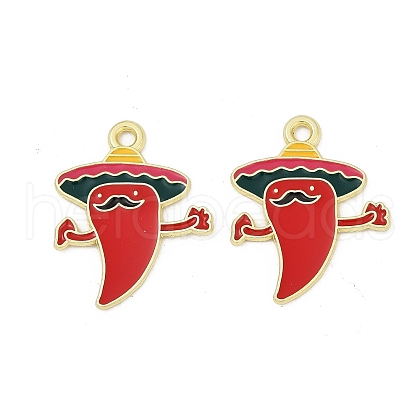 Cinco De Mayo Theme Alloy Enamel Pendants ENAM-V001-05Q-G-1