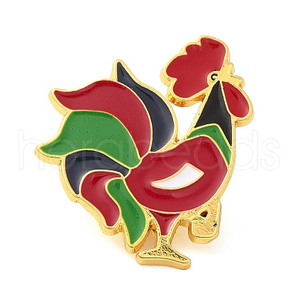 Rooster Enamel Pins JEWB-A014-04-1