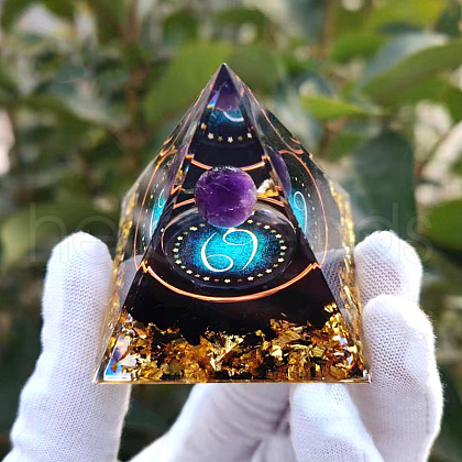 Orgonite Pyramid Resin Energy Generators PW-WG81790-05-1