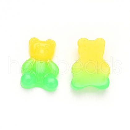 Gradient Color Opaque Resin Cabochons CRES-R196-01E-1