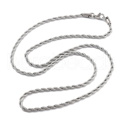 Brass Chain Necklace KK-B082-26P-1