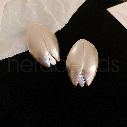 Silver Needle Silver Earrings Fashion Metal Earrings Simple Design Earrings TV7290-8-1