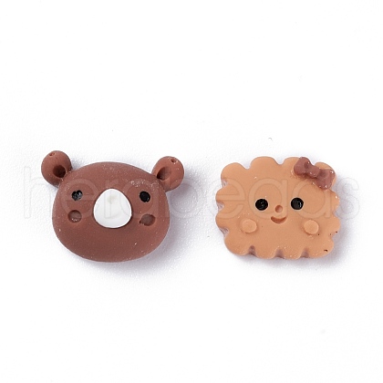 Opaque Resin Cabochons RESI-Z001-33-1