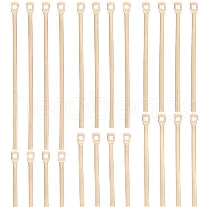 Beebeecraf 24Pcs 6 Style Brass Pendants KK-BBC0012-26-1