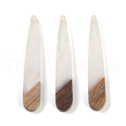 Resin & Wood Pendants WOOD-F015-01D-1