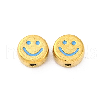 304 Stainless Steel Enamel Beads STAS-B085-08G-03-1