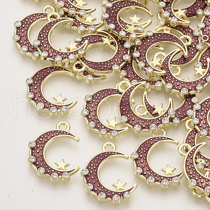 Alloy Enamel Pendants X-ENAM-N051-21A-1