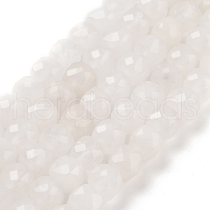 Natural White Jade Beads Strands G-H028-A09-17-1