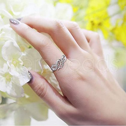 Zinc Alloy Rhinestone Finger Rings for Women FS-WG08E4B-01-1
