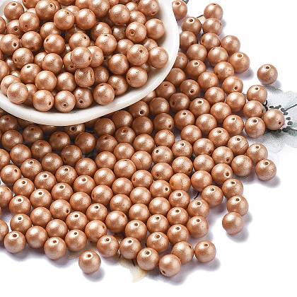 Baking Paint Glass Seed Beads SEED-H003-02K-1
