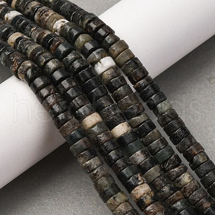 Natural Biotite Beads Strands G-L624-I12-3x6mm-1