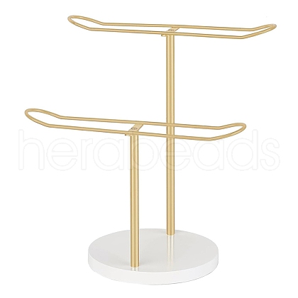 2-Tier T Shaped Iron Hair Band Display Stands PW-WGA11D5-01-1