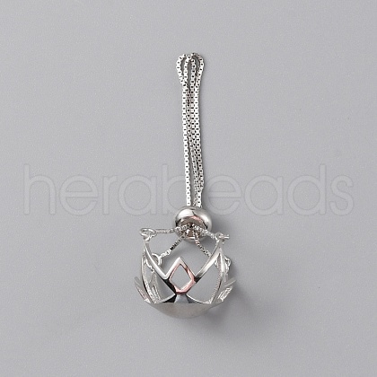 Anti-Tarnish Sterling Silver Flower Pendant Blank for Irregular Gemstone Cabochon Pendant Settings FIND-WH0417-59P-1
