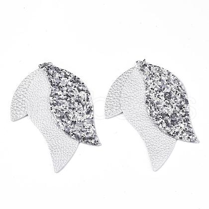 PU Leather Big Pendants FIND-T062-005F-1