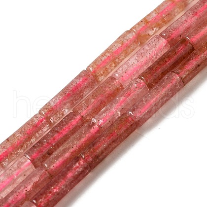 Natural Strawberry Quartz  Beads Strands G-D464-43-1