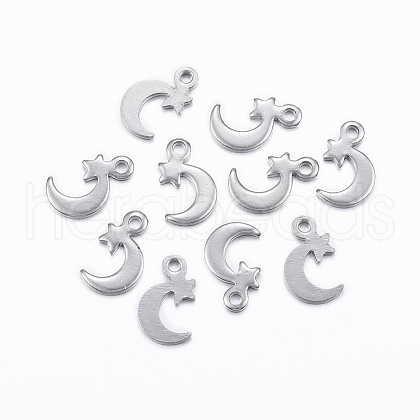 Tarnish Resistant 201 Stainless Steel Stamping Blank Tag Pendants X-STAS-H376-05-1
