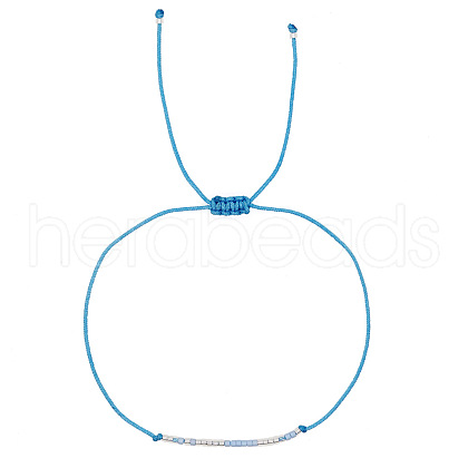 Bohemian Style Glass Seed Braided Bead Bracelets for Women TV3735-4-1