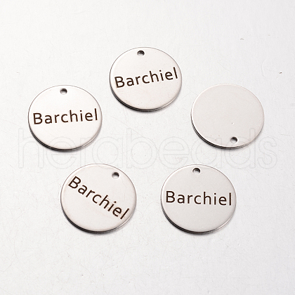Non-Tarnish Spray Painted Stainless Steel Pendants STAS-I048-A02-1